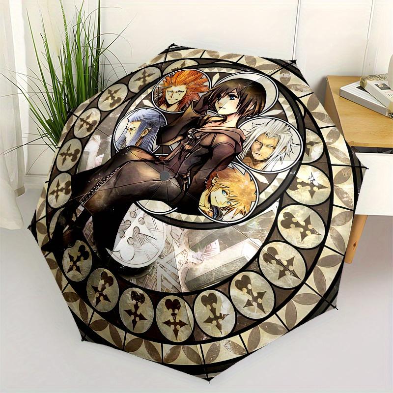 

A Magical Artwork Featuring Iconic Characters Umbrella, Portable 3 Fold Compact Umbrella for Men & Women,S232