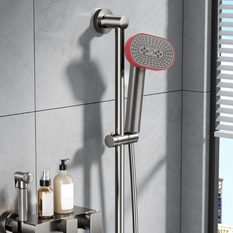 360 Rotating High Pressures Shower Head Multifunction Sprayers Water Softener Filter Easy Installation ABS Materials