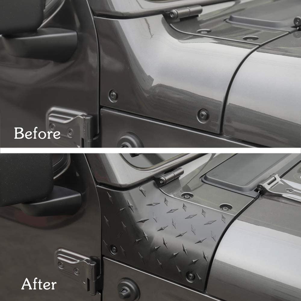 Car Cowl Body Armor Copertura esterna del cofano motore Protezione per Jeep Wrangler JL Gladiator JT 2018-2023 Sport Sahara Rubicon