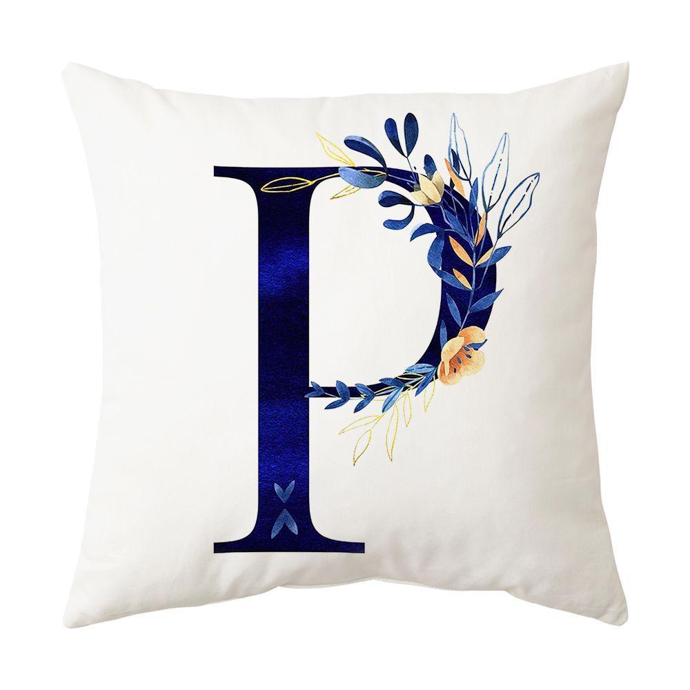 1pcs Creative LED Light Alphabet Series Cushion Cover Simple Home Sofa Valentine’s Day Decorative Throw Pillowcase