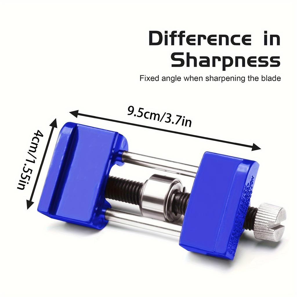 Adjustable Angle Honing Guide with Stone Holder, Professional Sharpening Fixture for Chisels and Planes