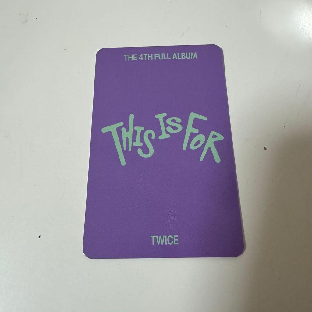 [USED] twicethisfor Sana trading card lucky drop