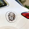 Halloween Car Sticker Spider Decorative for Car, Broken Hole Effect Dog Cat Holiday Decoration Decal Owl Self-Adhesive Sticker, Waterproof Removable