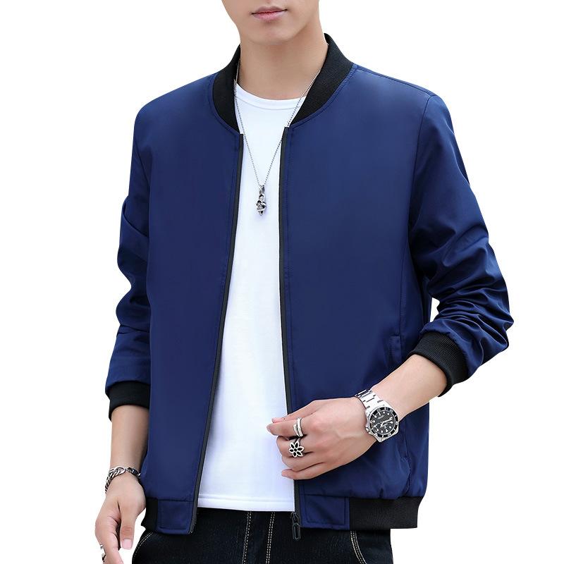 Autumn Coat Men's Spring and Autumn New Men's Korean Style Trendy Autumn and Winter Tops Loose and Easy To Wear Casual Jackets