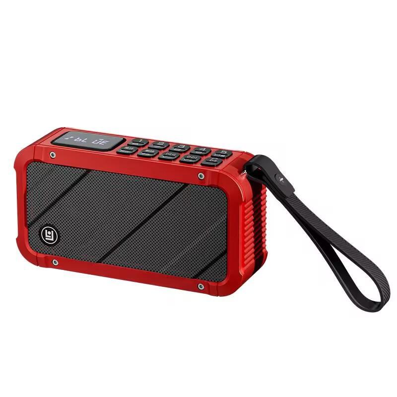 

Mini Powerful Bluetooth Speaker Recorder Handsfree Call Heavy Bass Soundbar Hifi Lossless Music Player Support FM TF Card U Disk Speaker червоний