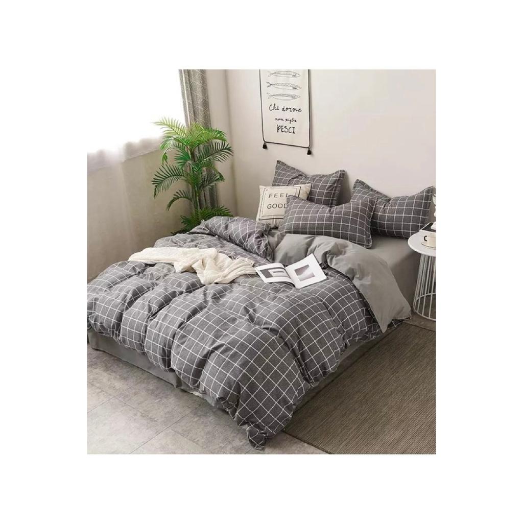 Single Duvet Cover Set Checkered