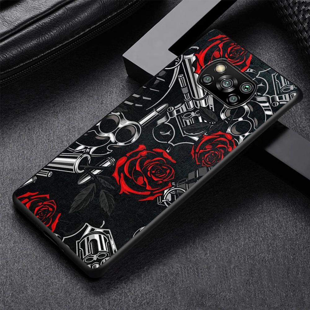 

Чехол Grim Reaper Skull Skelet для Xiaomi Poco X3 NFC M3 X4 Pocophone F1 M4 Pro F4 F3 GT черный чехол для телефона TPU Redmi Note 11 9S 9 Pocophone F1