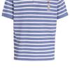 Polo Ralph Lauren Ss24 Logo Cartoon Pattern Striped Print Short Sleeve Polo Shirt Men Polo Shirts Blue 710941863-001