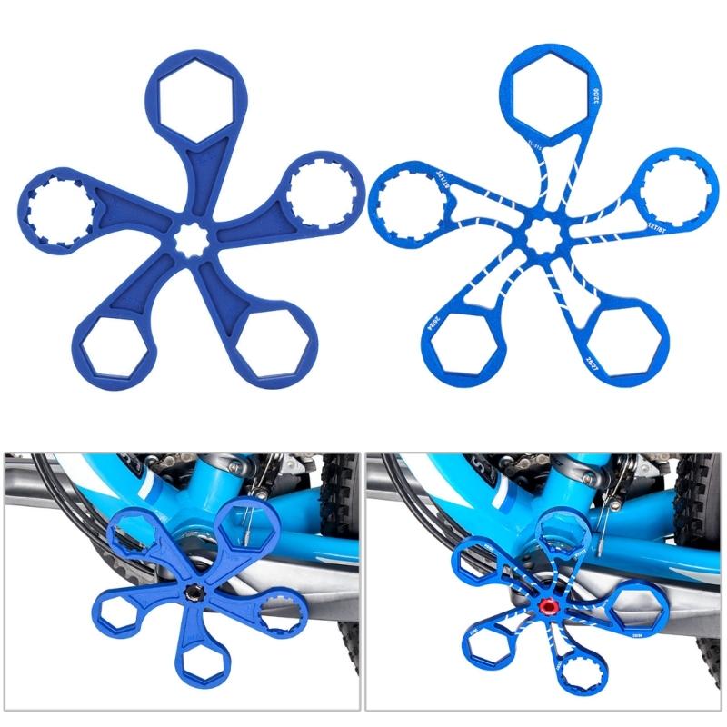 Bicycles Fork Caps Wrench Nylon/Alloy Bicycles Suspension Caps Removal and Installation Forks Spanner Tool for Repairing