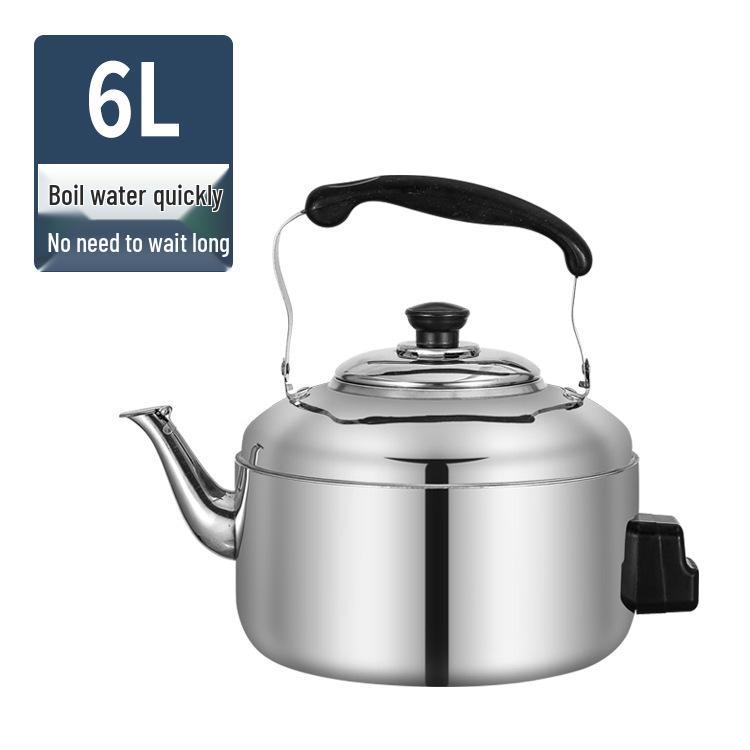 Електричний чайник з нержавіючої сталі великої місткості - Швидке закипання для комерційного та домашнього використання