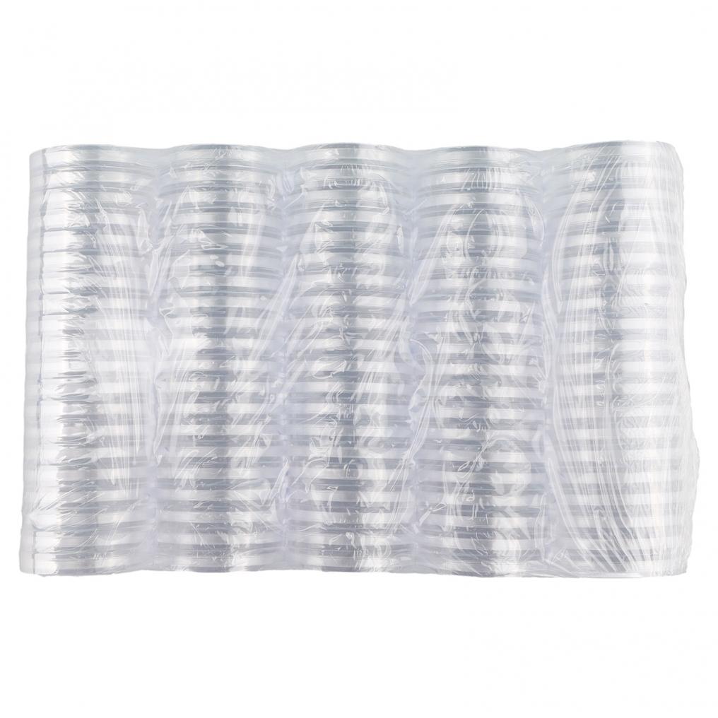 100Pcs Coin Storage Cases Clear Capsules Round Portable Plastic Tokens