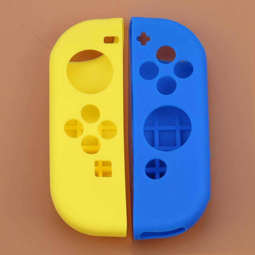 JCD 1Set Links Rechts Weiches Silikon Gummi Griff Gel Schutz L R Controller Gamepad Hülle Case Abdeckung Für Switch Joy-Con Joycon NS
