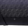 Fendi Letter Print Patchwork Leather Clutch Small Men Clutch Black 7N0144-ARK1-F1IKJ