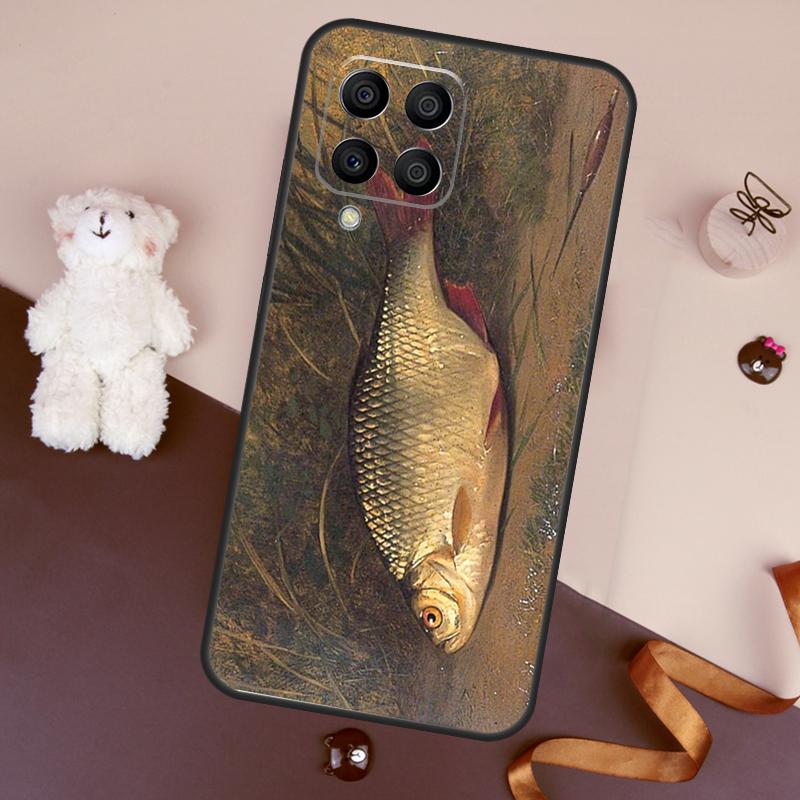 Chub Carp Fish Case For Samsung Galaxy M32 M52 M14 M54 M13 M33 M53 M56 M36 M16 M31 M11 M12 M35 M55 M15 M06
