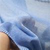 Candy Color Lace-up Ribbed Trim Knitting Shawl Women Summer Sunscreen Ultra-thin Fake Collar Cape