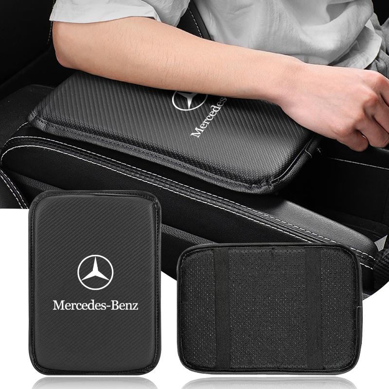1Pcs Car Armrest Box Mats Leather Center Console Covers Styling For Mercedes-Benz V177 W247 W176 W177 W207 W203 W204 GLA GLC X253 GLK Class