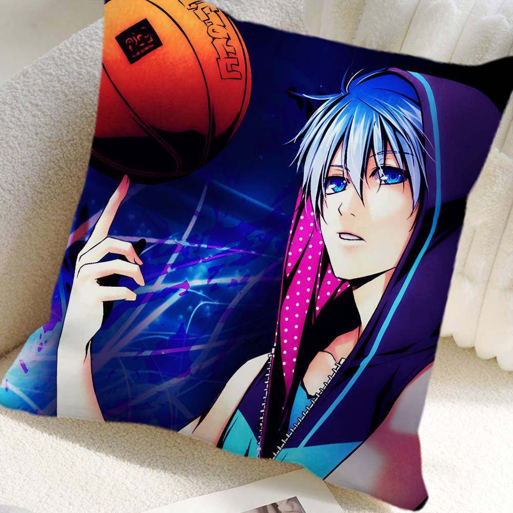 Sports Anime Kurokos Basketball Pillow Case Square Pillow Bedroom Sofa Leisure Comfort Cushion Car Home Decoration