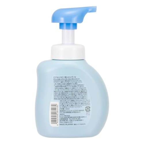 Additive-free Baby Foam Shampoo, Fragrance-free, 350ml Bottle + 300ml Refill, Skin Care for Newborns from Birth