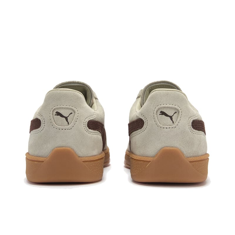 Puma SUPER TEAM Abriebfeste Low-Top-Skateboardschuhe Unisex Grau Braun Taupe 403171-01