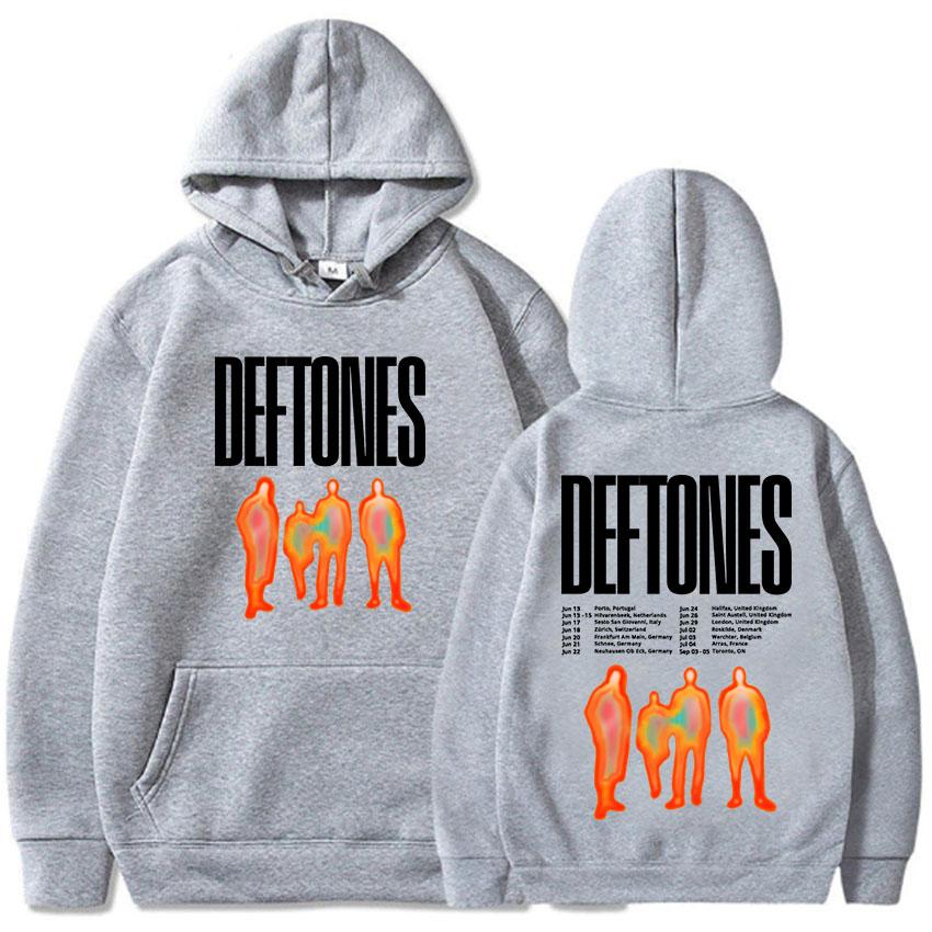 Deftones Tour Printing Hoodies Ropa Hombre Sudaderas Hooded Long Sleeve Men Women Sweatshirts Fashion Unisex Hoodie