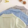 2025 Korean Style Baby & Toddler Ice Silk Knit Summer Top and Pants Set
