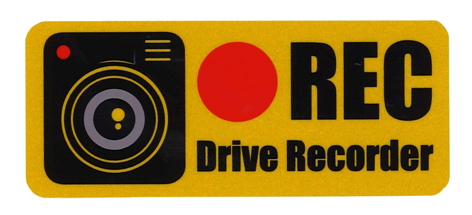 

Toyo Mark Seisakusho 3534 High Intensity Reflective Sticker Dash Cam REC Orange 1 Piece Product size 42x100x0.5mm оранжевый