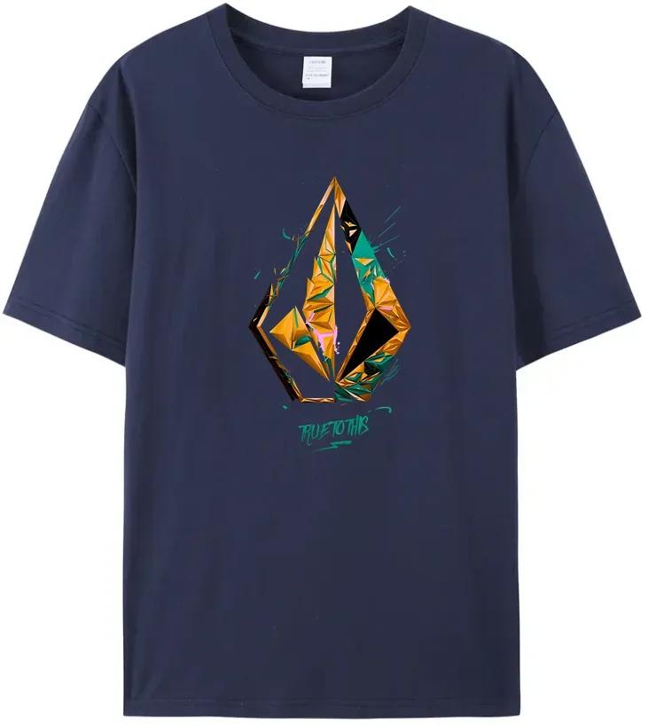 New Four Seasons T-Shirt Best Design Volcom100% Cotton Excellent Quality Comfort Top Black Holiday Gift Top Men Women T-Shirt