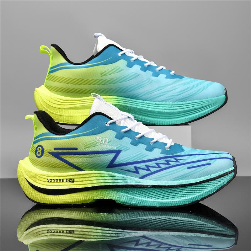 Men's Shoes Breathable All-match Mesh Shoes Sports Carbon plateShoes Men's All-match Wear-resistant Running Shoes for Men