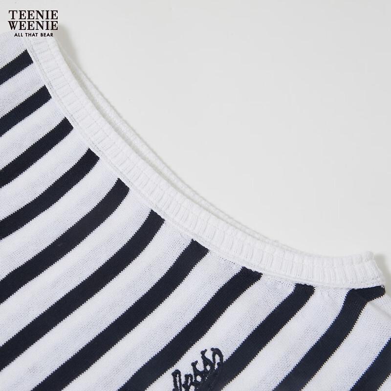 Teenie Weenie Women's Striped A-Line T-Shirt Dress