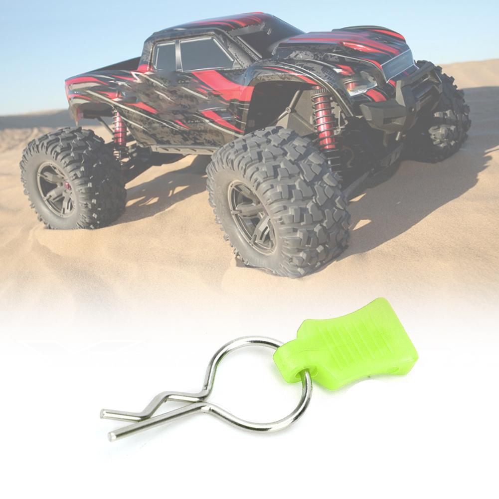 1/5 1/8 RC Car Body Shell Clip Pin Festebrakett sett Tilbehørsdeler Passer til Traxxas(Gul-grønn )