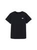 North Cut and Sew Einfaches Logo T-Shirt Schwarz S [Das Gesicht] Kurzarm