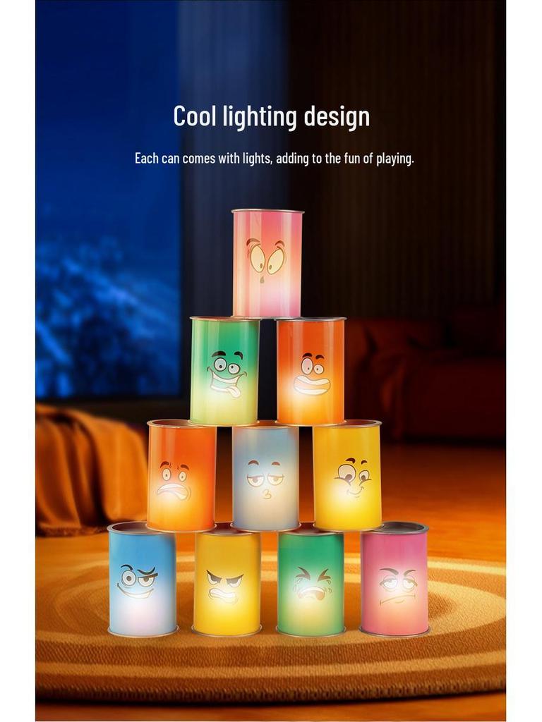 Cross-Border Beanbag Toss Set with Lights - Indoor & Outdoor Ring Toss Toy