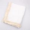 Baby Double-layer Gauze Tassel Cover Blanket, Baby Pure Cotton Windproof Shawl, Holding Blanket, Children's Bath Towel