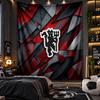Gobelin wiszący na ścianę z nadrukiem Manchester United Tkanina do salonu sypialni wystroju domu