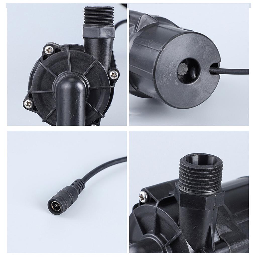 DC/12V Vattenvärmare Boosterpump Ultratyst Borstlös Motor Vattencirkulationspumpar för Vattencirkulationssystem