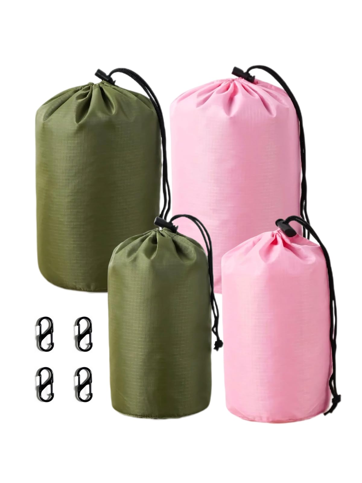 

Водонепроницаемые сухие мешки Oumino x 2 x Водонепроницаемые мешки на регулируемой кулиске для и на открытом воздухе Полностью и Портативный Зеленый Цветущая вишня (2 1.5л + 3л) Бассейн,