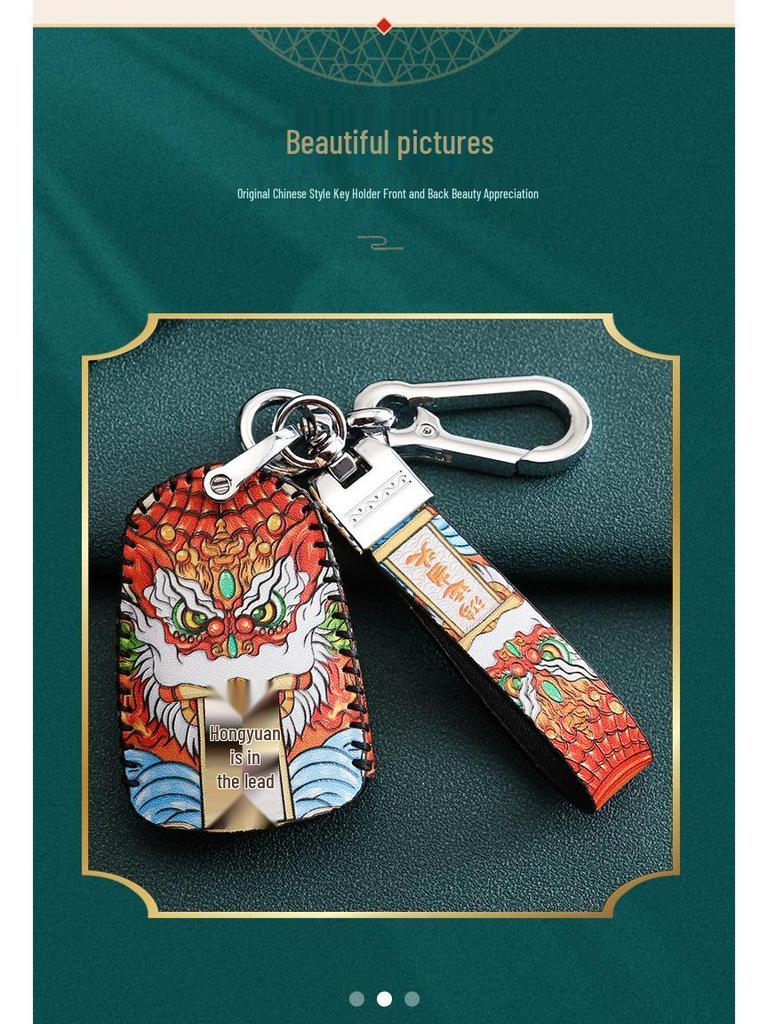 Cadillac Car Key Case for ATSL, XTS, XT5, XT4, CT6, XT6 - Stylish National Tide Design