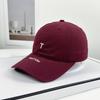 1pc Letter T Casual Baseball Cap - Multi-Color Sun Protection, Hand Washable for Mountaineering, Travel & Outdoor Sports