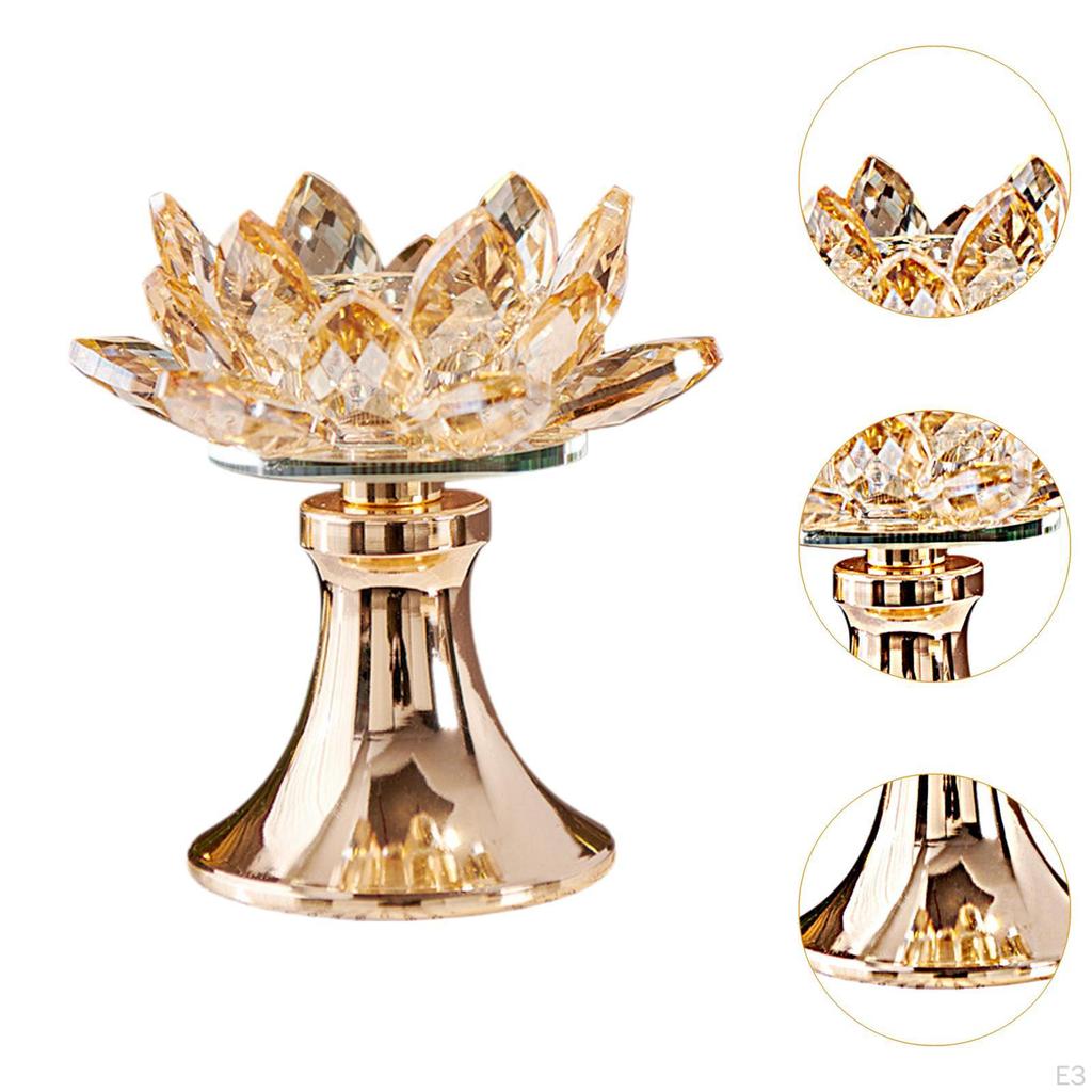 Kerzenständer mit Lotus-Design für dekorative Zwecke