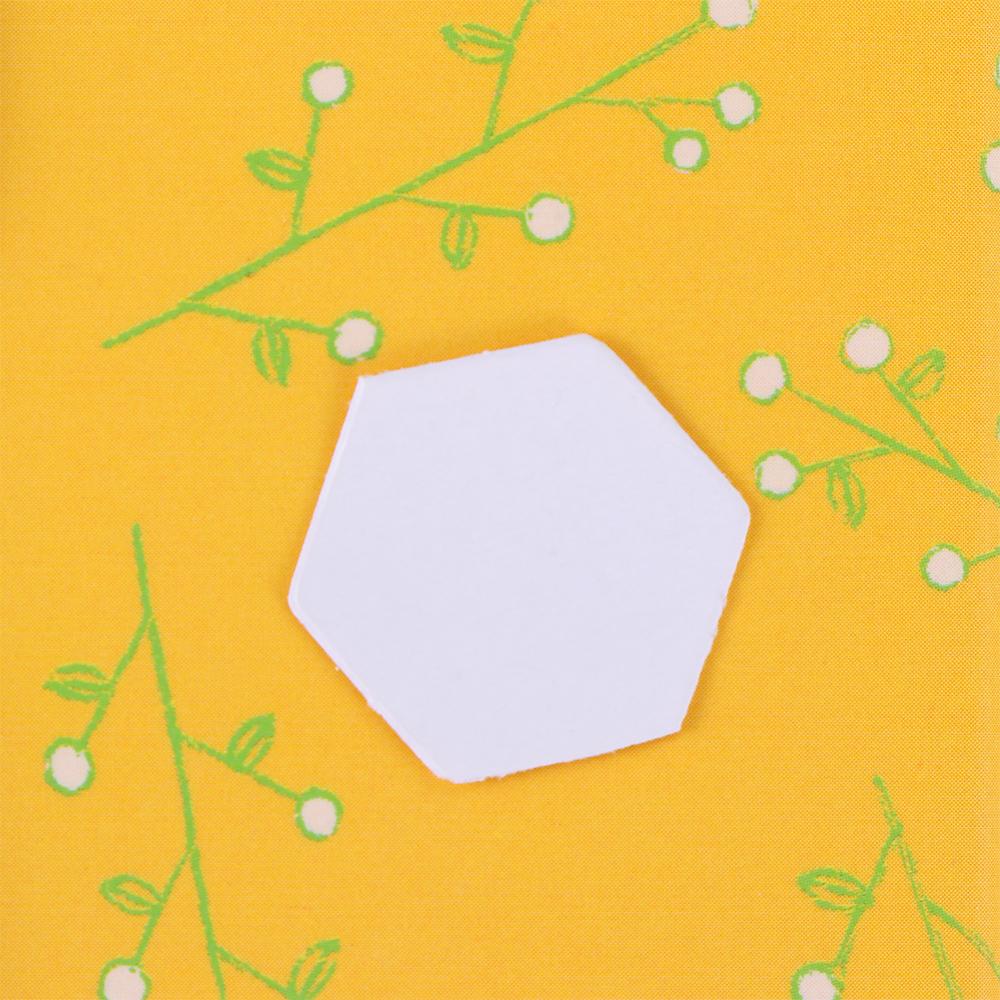 100PCS Hexagon Templates for Patchwork Paper Sewing Craft DIY Garment Fabric Sewing Tools Accessories