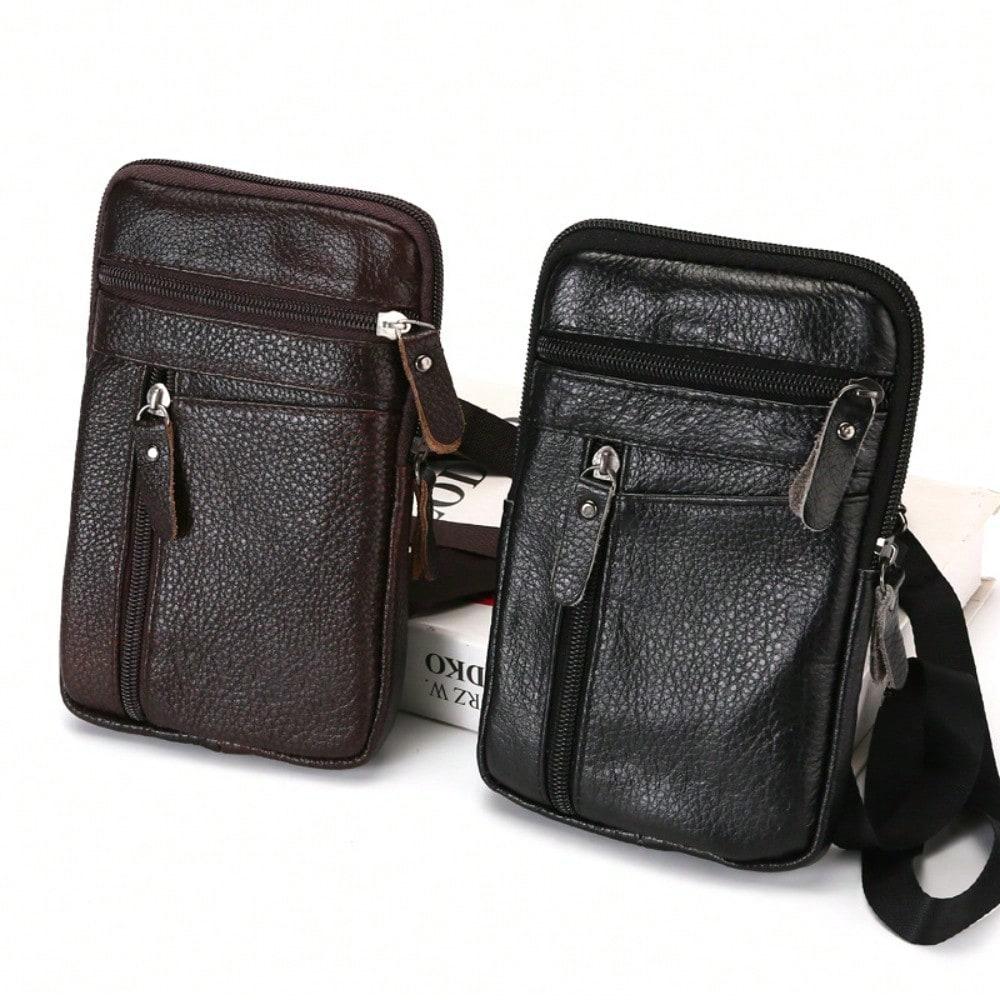 New Mobile Phone Fanny Pack Outdoor Shoulder Messenger Bag Hand-held Passport Document Fashion Bag
