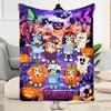 Halloween Costume Parade Personalized Text Blanket Gift Personalized Blanket Soft Warm Cozy Versatile for Couch Livingroom Office Office Chair