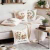 1/4pcs Eid Al-Adha Sheep Floral Pattern Cushions Pillowcase Polyester Cushion Cover Throw Pillow Pillowcover Home Car Sofa Decor
