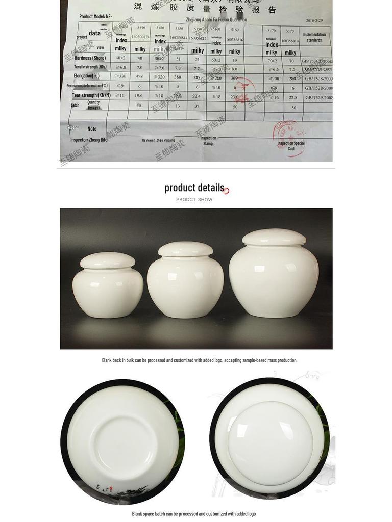 Airtight Blue & White Porcelain Ceramic Honey Jar with Twist-on Silicone Lid