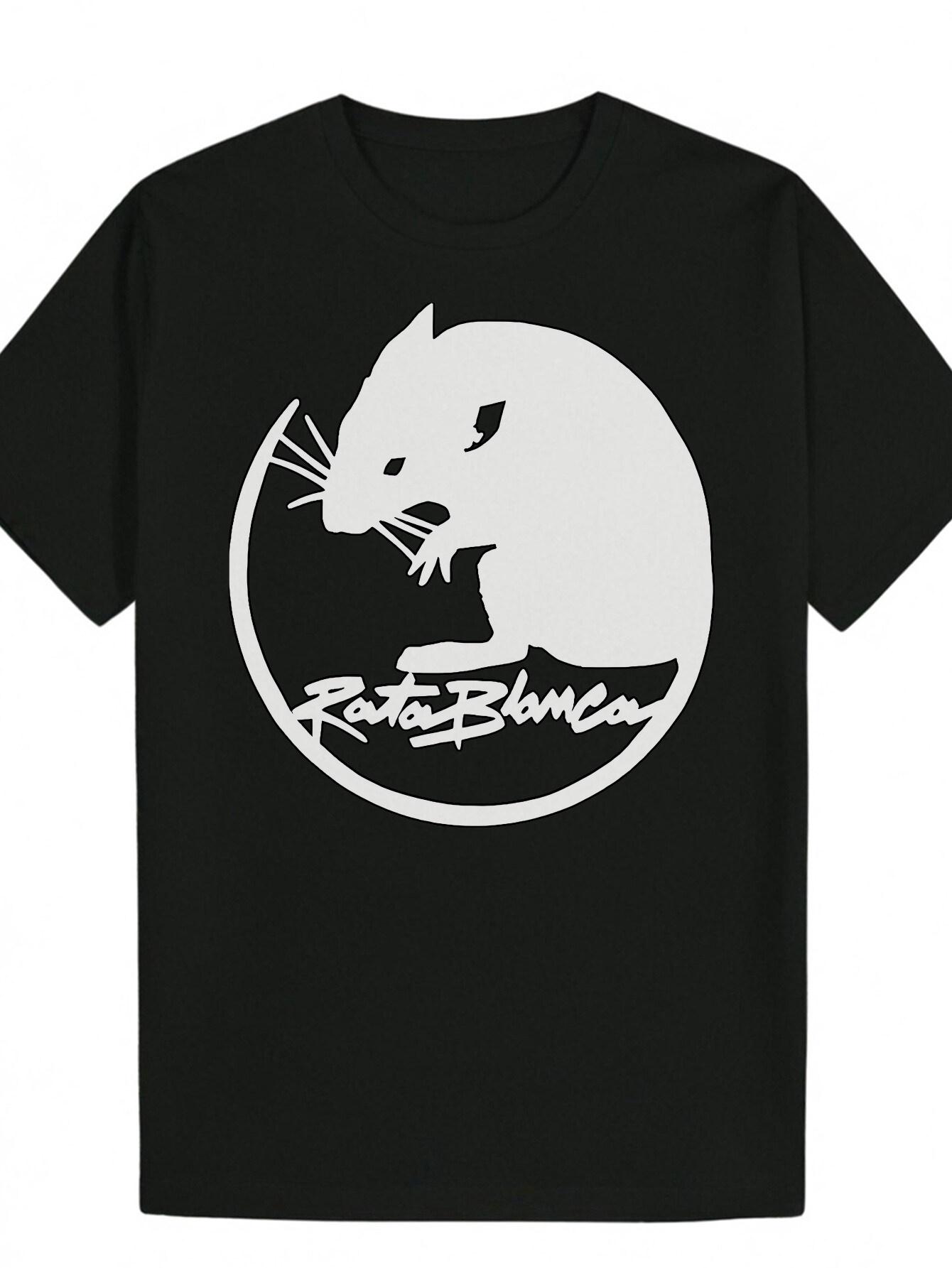 Casual Summer T-shirt - Light Gray Polyester S