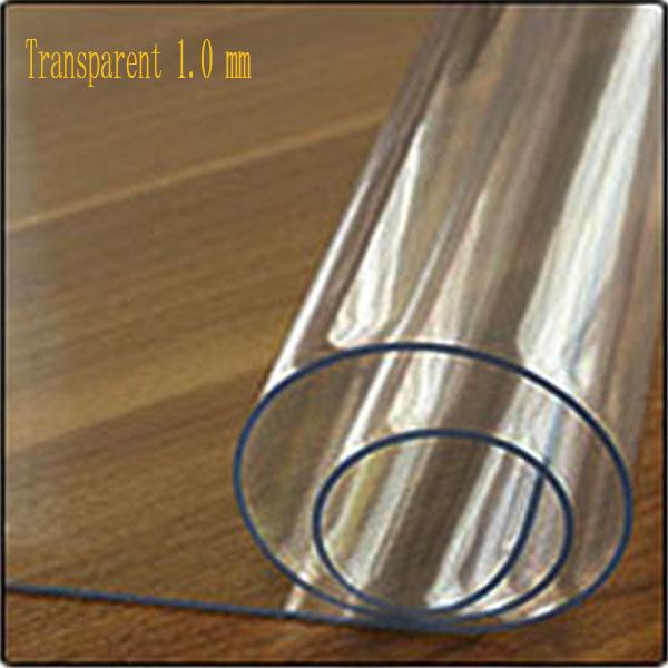 PVC Table Mat Glass Soft Cloth Table Cover Transparent Waterproof Rugs and Carpets for Home Living Room Tablecloth  1.0 Mm