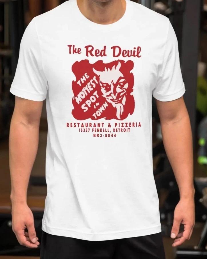 The Red Devil - Retro Detroit t-Shirt 3X & 4X M