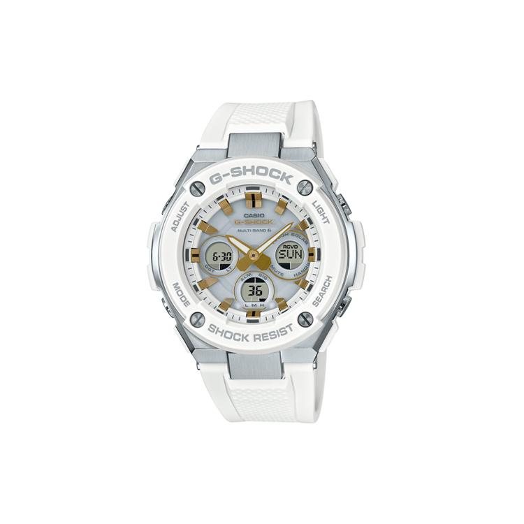 CASIO Men G-STEEL Series White Watch