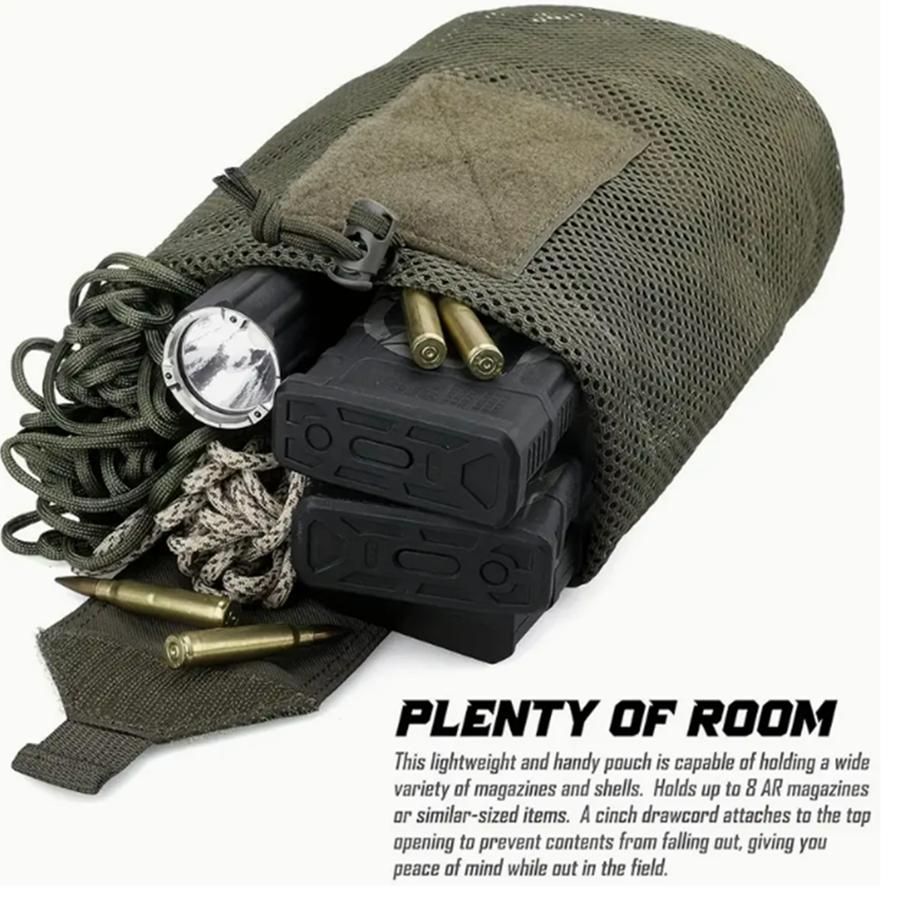Nylon Neu Roll-Up Netz Dump Pouch Magazinlagerung Mini Faltbare Netztasche EDC Taktisch Outdoor Sport Camping Jagd