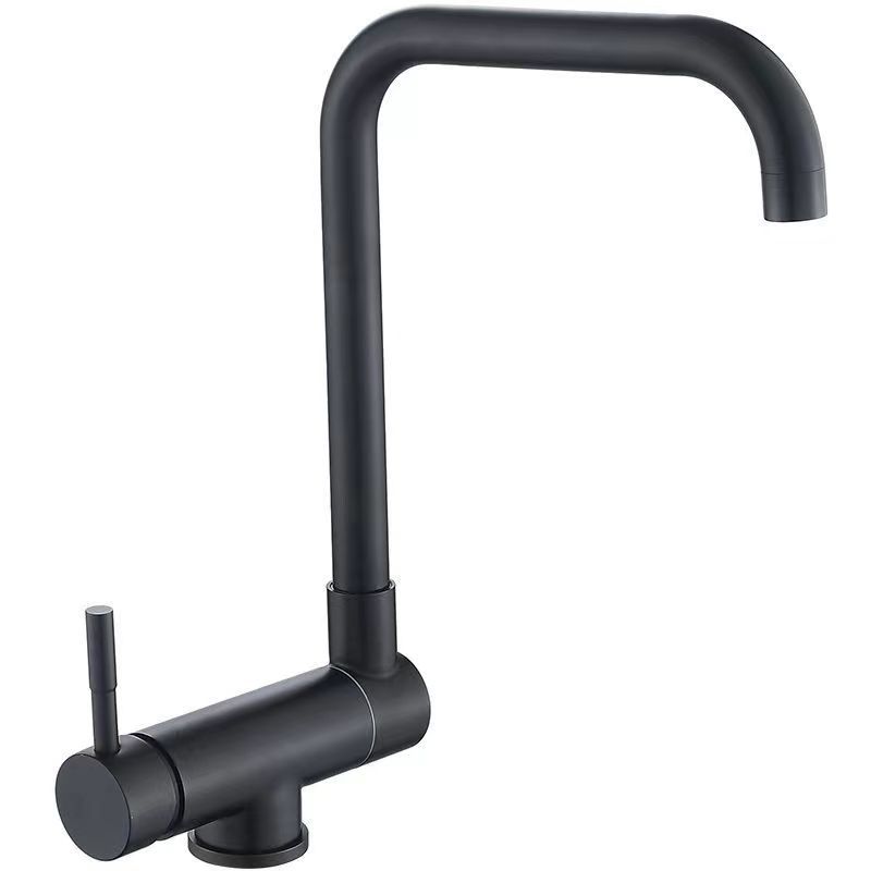 304 Stainless Steel Kitchen Sink Faucet Collapsible Rotating Basin Faucet Deck Mounted Cold And Hot Water sink Tap Nickel/Black